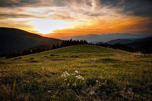 Sonnenuntergang am Gaberl