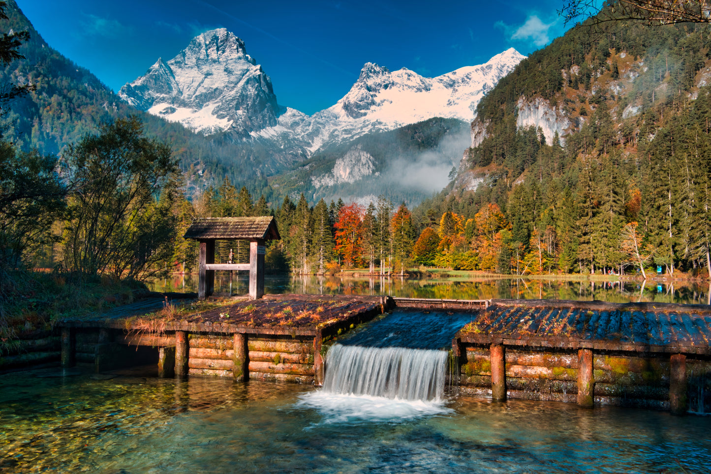 Schiederweiher im Herbst