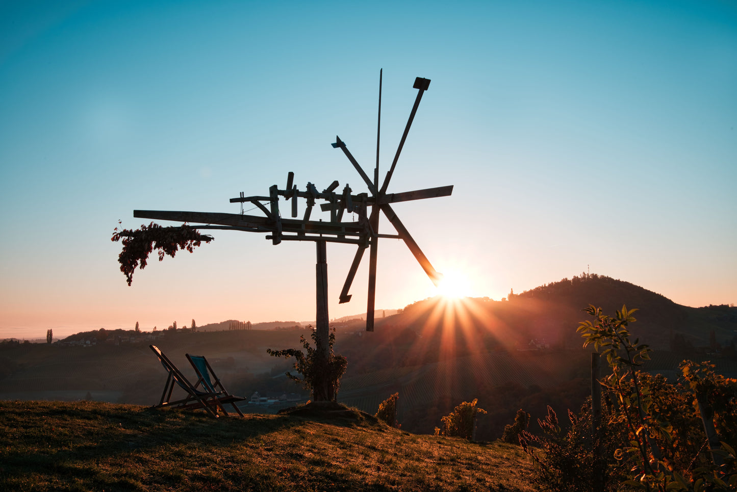 Klapotetz im Sonnenaufgang