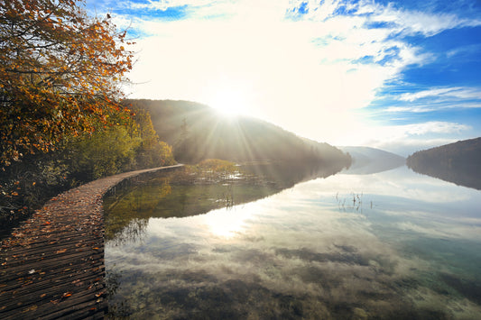 Herbsttag an den Plitvicer Seen