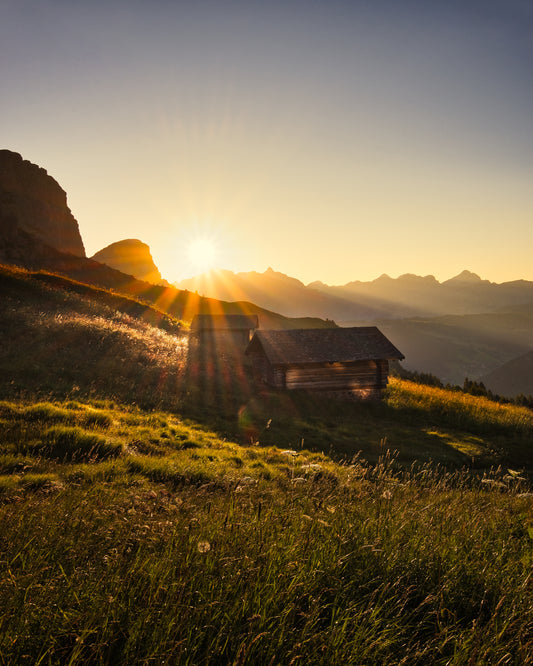 Sonnenaufgang in den Dolomiten